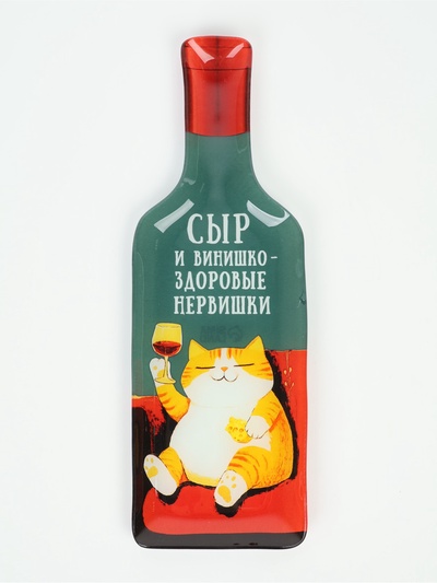 УЦЕНКА Тарелка «Котик», 11,3 х 34,5 см