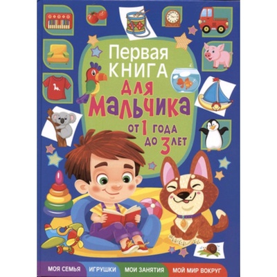 УЦЕНКА Первая книга для мальчика от 1 года до 3 лет. Скиба Т.В.