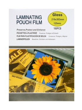 Пленка д/ламинирования A4 125 мкм 100 шт., глянцевая, 216×303 мм 10981282