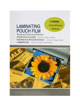 Пленка д/ламинирования A4 175 мкм 100 шт., глянцевая, 216×303 мм 10981283