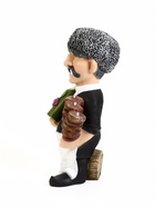 Садовая фигура из полистоуна «Шашлычник с бутылкой», 64×36 см - Фото 5