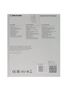 Льдогенератор BRAYER 6302BR, 110 Вт, 0.4 л, 10кг/сут, цилиндр, корзина для льда, белый - фото 809671146