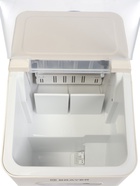 Льдогенератор BRAYER 6302BR, 110 Вт, 0.4 л, 10кг/сут, цилиндр, корзина для льда, белый - фото 809671138