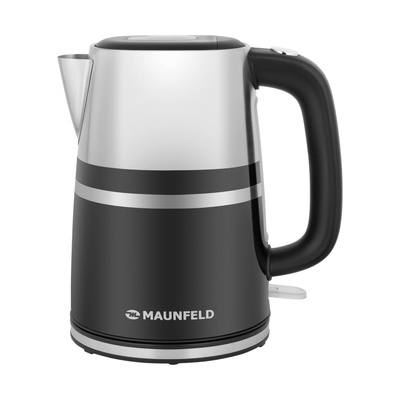 УЦЕНКА Чайник MAUNFELD MFK-622B, металл, 1.7 л, 2150 Вт, чёрный