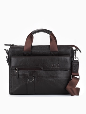 Сумка мужская FL 8237 33*11*25, отд на молнии, 3 н/к, коричневый 11033847