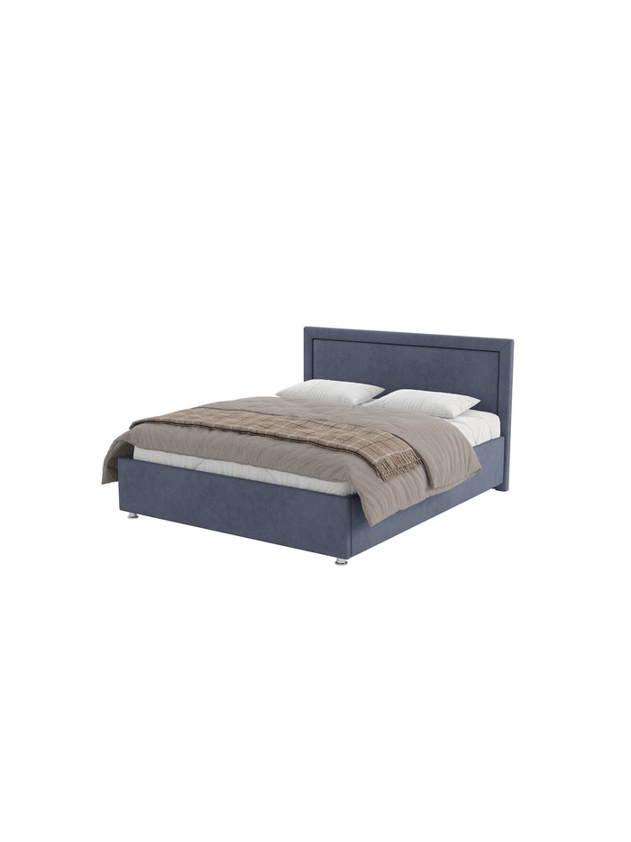 Кровать двуспальная «Турин», с подъёмным механизмом, спальное место 1800×2000 мм, велюр, цвет leto 23