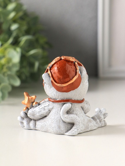 Фигурка полистоун «Кот летчик», 6.3×8.7×7.5 см