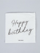 Салфетки бумажные однослойные "Happy birthday", 24х24 см, набор 50 шт. - фото 809671293