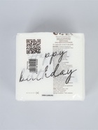 Салфетки бумажные однослойные "Happy birthday", 24х24 см, набор 50 шт. - фото 809671298