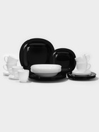 УЦЕНКА Сервиз столовый Luminarc CARINE WHITE&BLACK, 29 предметов, стекло - Фото 3