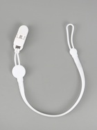 Держатель для пустышки, силикон, 2 шт., цвет белый/бежевый M&B 10892616