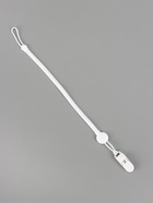 Держатель для пустышки, силикон, 2 шт., цвет белый/бежевый M&B 10892616