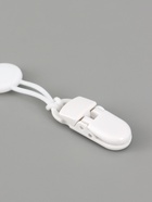 Держатель для пустышки, силикон, 2 шт., цвет белый/розовый M&B 10892617