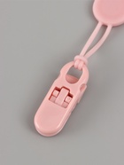 Держатель для пустышки, силикон, 2 шт., цвет белый/розовый M&B 10892617