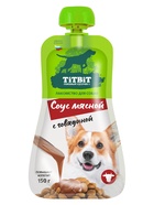 Соус TiTBiT мясной с говядиной лакомство для собак, 150 г - фото 809671412