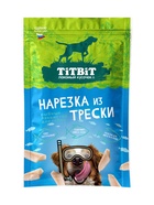 Лакомство для собак TiTBiT нарезка из трески, 80 г - фото 809671415