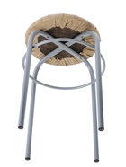 УЦЕНКА Табурет круглый "Сатурн-18МН" титан/бежевый - Фото 4