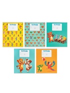 Тетрадь 18 листов в клетку Calligrata KIDS, блок офсет, 5 В МИКС 10991166