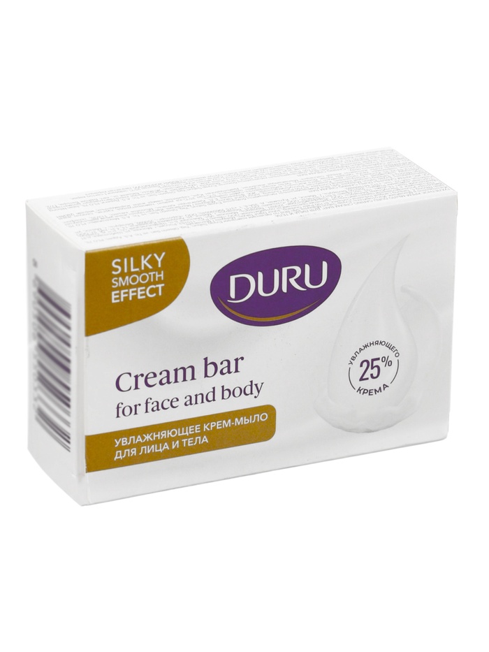 Крем-мыло увлажняющее DURU CREAM BAR, для лица и тела, 90 г