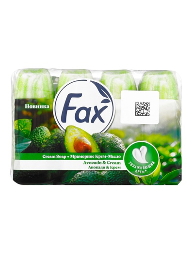 Крем-мыло FAX «Авокадо и крем», 4×70 г