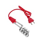 Электрокипятильник Luazon LEK 03, 750 Вт, спираль пружина, 16×3 см, 220 В, красный - Фото 7