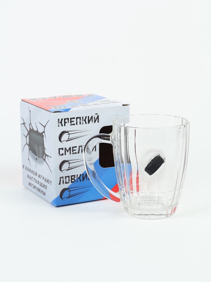 УЦЕНКА Кружка "Непробиваемая", с шайбой, для пива, 500 мл - Фото 1
