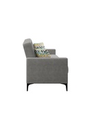 Диван - кровать прямой «Алекс», механизм книжка, велюр, цвет вивальди 7/геометрия 69 - Фото 4