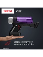 Пылесос вертикальный Tefal TY2039WO, 100 Вт, 2000 мАч, 0.4 л, 3 насадки, до 45 мин работы - Фото 5