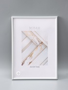 УЦЕНКА Фоторамка пластик "МИРАМ" 29.7х42 см, (А3) серебро (пластиковый экран) - Фото 2