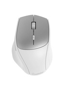 Комплект клавиатура и мышь Smartbuy 233616AG, беспроводной, USB, от батареек 1хAA/2хААА, бело-серебристый - фото 809682316