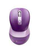 Мышь беспроводная Smartbuy X57 Dual, BT+USB с зарядкой, 4 кнопки, 2000 dpi, 300 мАч, фиолетовая - фото 809682336