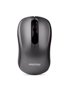 Мышь беспроводная Smartbuy ONE 378, 3 кнопки, 1600 dpi, USB, от батарейки 1хАА, серая - фото 809682343