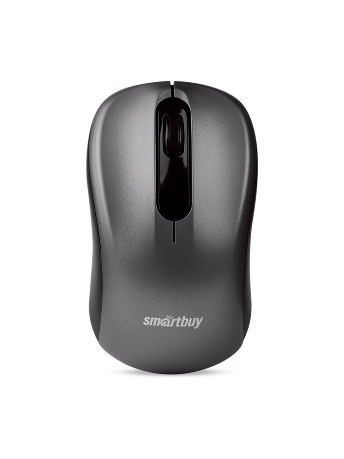 Мышь беспроводная Smartbuy ONE 378, 3 кнопки, 1600 dpi, USB, от батарейки 1хАА, серая