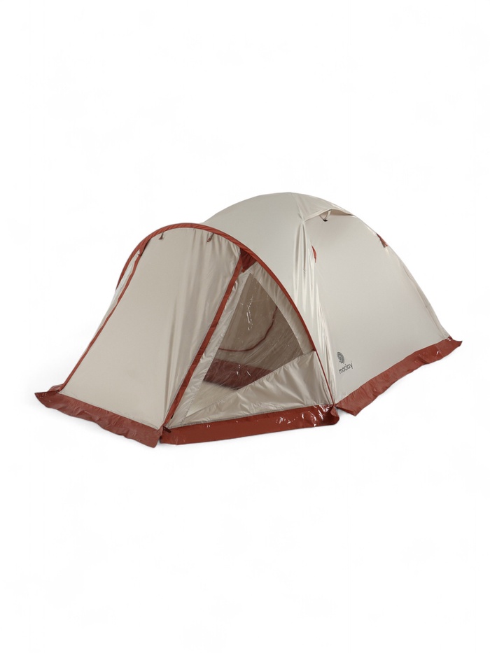 УЦЕНКА Палатка туристическая 2-местная maclay katun ume cool 2, 325×160×120 см, трекинговая, двухслойная, с тамбуром, бежевая - Фото 1