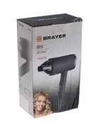 УЦЕНКА Фен BRAYER 3040BR, 1400 Вт, 2 скорости, складная ручка, шнур 1.8 м, чёрный - Фото 5