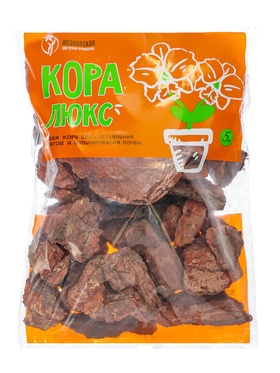 Кора сосновая «Люкс» для субстратов и мульчирования, 5 л 11010889