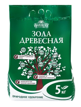 Природное удобрение Зола древесная «Ивановское», 5 кг 11010891