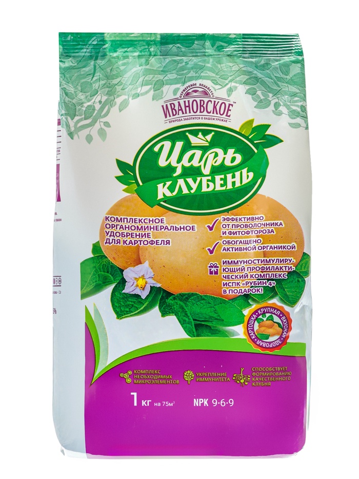 Органоминеральное удобрение для картофеля «Царь-Клубень», 1 кг