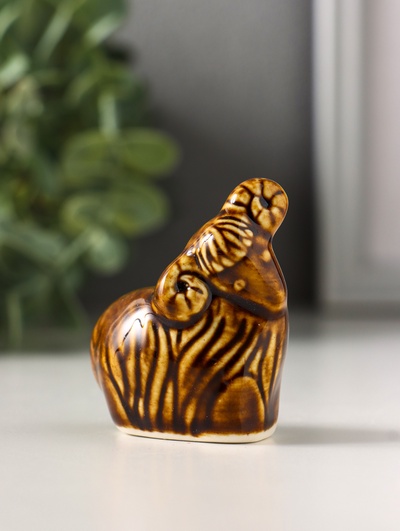 Фигурка фарфор «Барашек», 5.5×5×3 см, МИКС