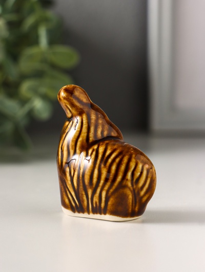 Фигурка фарфор «Барашек», 5.5×5×3 см, МИКС