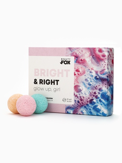 Набор бомбочек для ванны «Для самой яркой», 12 шт. х 40 г, BEAUTY FOX
