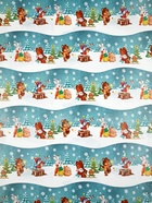 УЦЕНКА Набор упаковочной бумаги «Новогодняя», 4 листа, 70 × 100 см 11046457
