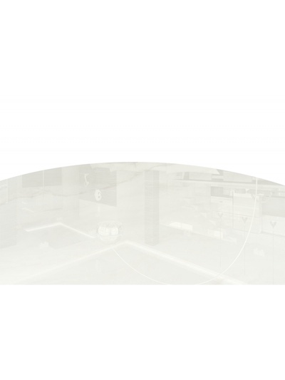 Cтол кухонный Jaklin, 1300x730 мм, цвет белый мрамор/сатинированное золото