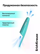 Ручка гелевая сo стираемыми чернилами ErichKrause R=301 Aquamarine, узел 0.5, синяя - Фото 9