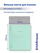 Тетрадь 12 листов в косую линейку ErichKrause CoverPro fizzy, бирюзовая - Фото 8