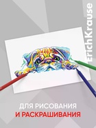 Фломастеры 12 цветов ErichKrause Techno Dino, европодвес - Фото 7