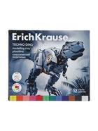 Пластилин 12 цветов ErichKrause Techno Dino, со стеком - Фото 10