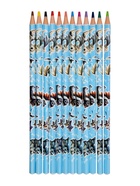 Карандаши 12 цветов ErichKrause Magic Pet, пластиковые, трехгранные, 3 мм, в ПЭТ-боксе с европодвесом - Фото 8