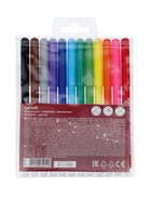 Фломастеры ErichKrause Safari Ultra Washable 12 цветов, в футляре с европодвесом 11041433