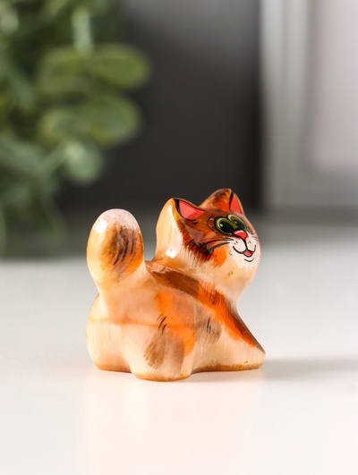 Сувенир Кот Ерёма, 5х4,5см, селенит